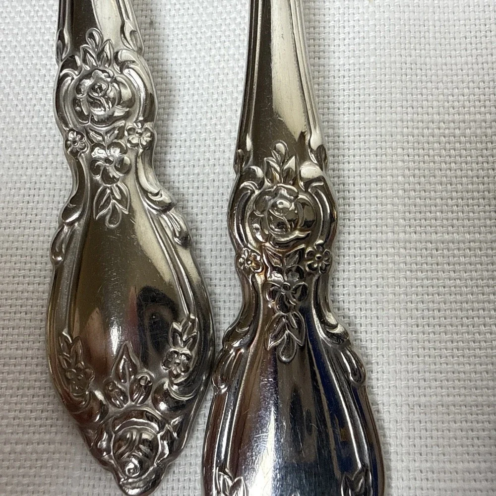 Oneida‎ Plantation Soup Spoons X9 Stainless Steel Community Flatware